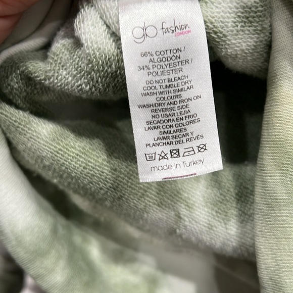 gofashion M/L 2 piece green Tydie  66% COTTON (ALGODON 34% POLYESTER /
POLIÉSTER - Picture 4 of 8